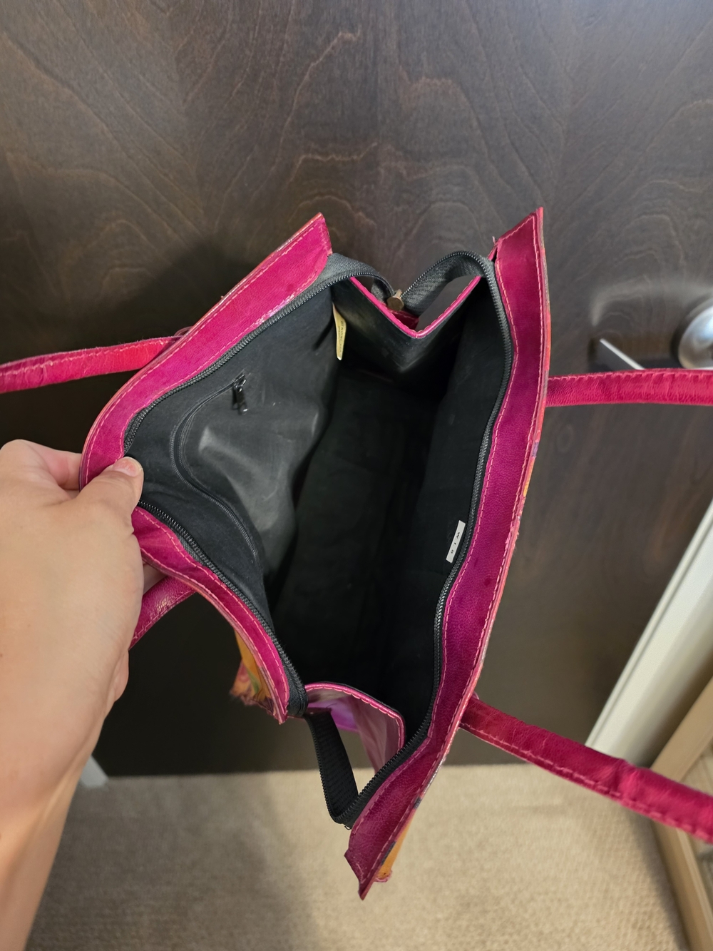 Vintage Leather Bag - Picture 3 of 3